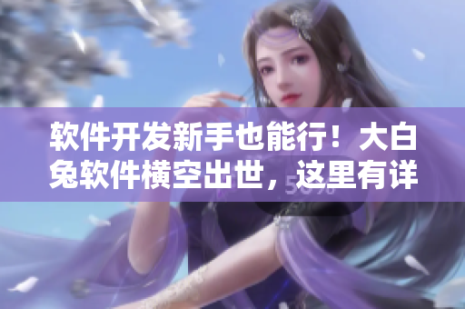 軟件開發(fā)新手也能行！大白兔軟件橫空出世，這里有詳細(xì)使用指南！