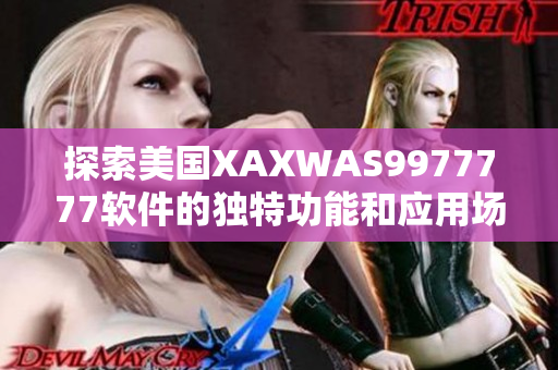 探索美國XAXWAS9977777軟件的獨特功能和應(yīng)用場景