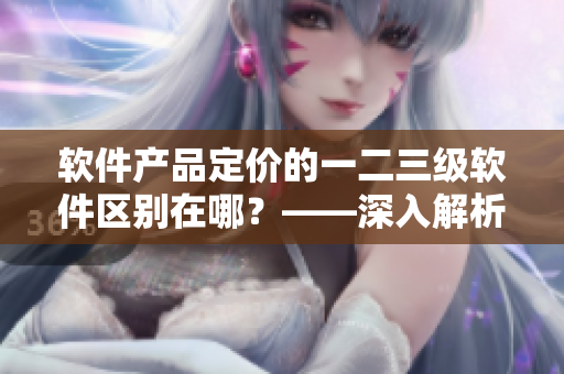 軟件產(chǎn)品定價的一二三級軟件區(qū)別在哪？——深入解析
