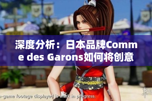 深度分析：日本品牌Comme des Garons如何將創(chuàng)意與軟件相結合
