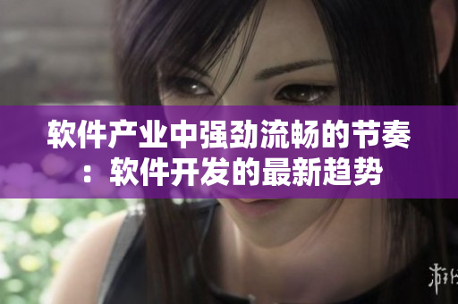 軟件產(chǎn)業(yè)中強勁流暢的節(jié)奏：軟件開發(fā)的最新趨勢