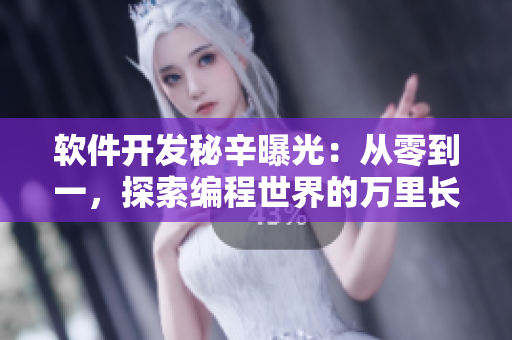 軟件開發(fā)秘辛曝光：從零到一，探索編程世界的萬里長征