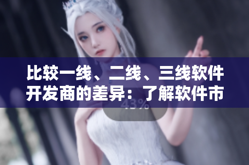 比較一線、二線、三線軟件開發(fā)商的差異：了解軟件市場上的精華液