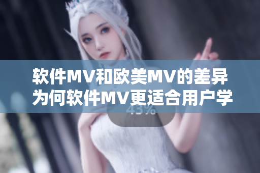 軟件MV和歐美MV的差異 為何軟件MV更適合用戶學(xué)習(xí)與使用？