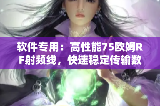 軟件專用：高性能75歐姆RF射頻線，快速穩(wěn)定傳輸數(shù)據(jù)。