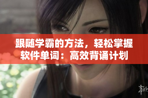 跟隨學霸的方法，輕松掌握軟件單詞：高效背誦計劃