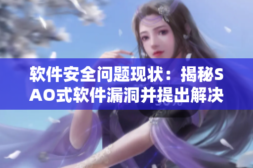 軟件安全問題現(xiàn)狀：揭秘SAO式軟件漏洞并提出解決方案
