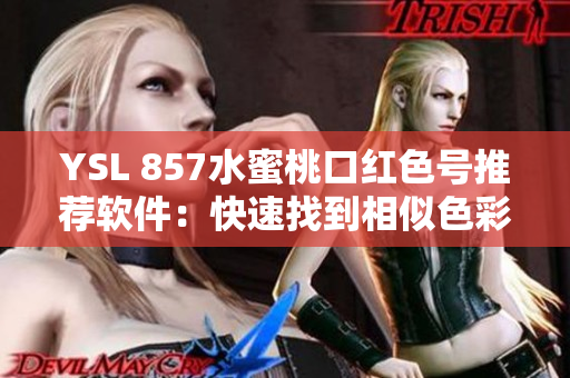 YSL 857水蜜桃口紅色號(hào)推薦軟件：快速找到相似色彩匹配！