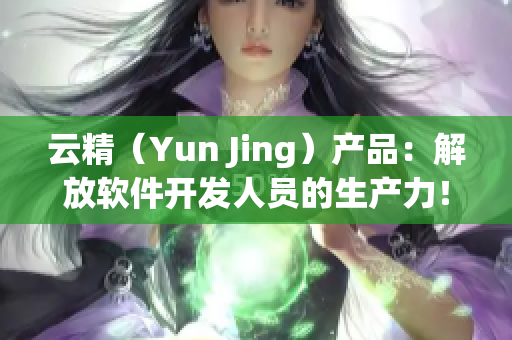 云精（Yun Jing）產品：解放軟件開發(fā)人員的生產力！