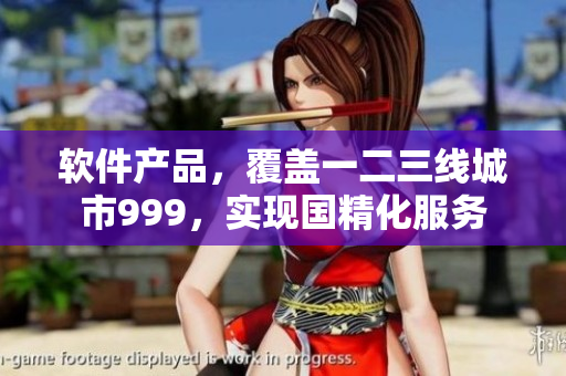 軟件產(chǎn)品，覆蓋一二三線城市999，實(shí)現(xiàn)國精化服務(wù)