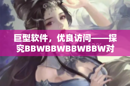 巨型軟件，優(yōu)良訪問——探究BBWBBWBBWBBW對軟件性能的影響