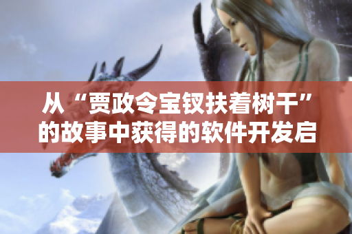 從“賈政令寶釵扶著樹(shù)干”的故事中獲得的軟件開(kāi)發(fā)啟示