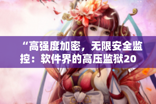 “高強(qiáng)度加密，無限安全監(jiān)控：軟件界的高壓監(jiān)獄2021”