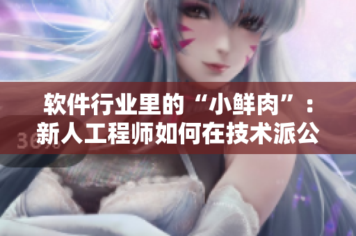 軟件行業(yè)里的“小鮮肉”：新人工程師如何在技術(shù)派公司脫穎而出