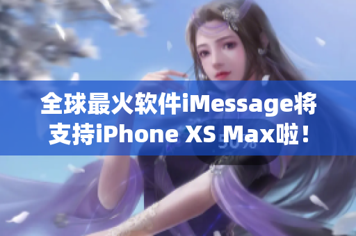 全球最火軟件iMessage將支持iPhone XS Max啦！