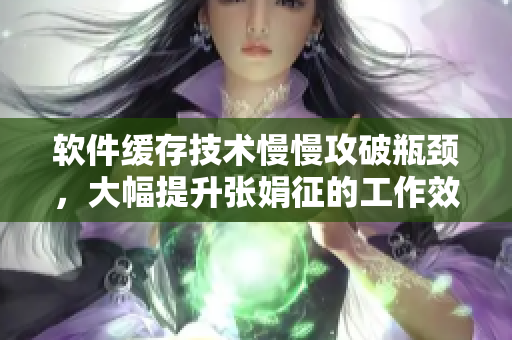 軟件緩存技術(shù)慢慢攻破瓶頸，大幅提升張娟征的工作效率