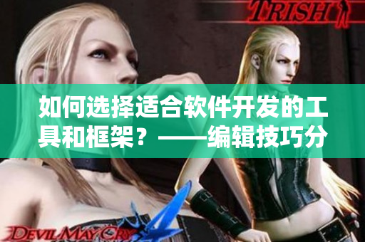 如何選擇適合軟件開發(fā)的工具和框架？——編輯技巧分享