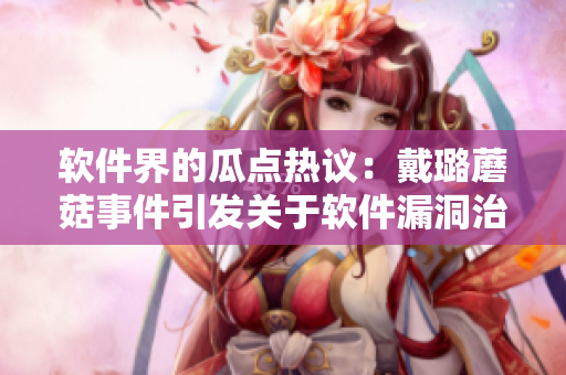 軟件界的瓜點(diǎn)熱議：戴璐蘑菇事件引發(fā)關(guān)于軟件漏洞治理的思考
