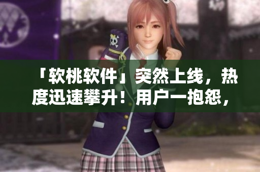 「軟桃軟件」突然上線，熱度迅速攀升！用戶一抱怨，開(kāi)發(fā)者臉紅如蘋果！