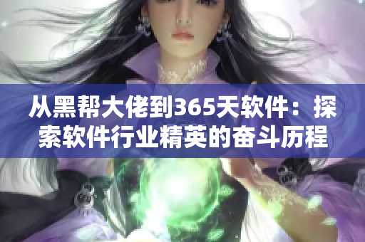 從黑幫大佬到365天軟件：探索軟件行業(yè)精英的奮斗歷程