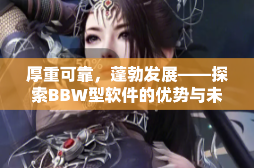 厚重可靠，蓬勃發(fā)展——探索BBW型軟件的優(yōu)勢與未來