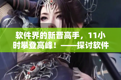 軟件界的新晉高手，11小時(shí)攀登高峰！——探討軟件開發(fā)技能與成長(zhǎng)之路