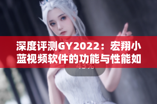 深度評測GY2022：宏翔小藍視頻軟件的功能與性能如何？
