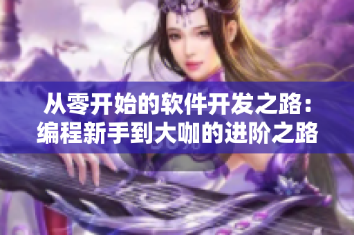 從零開始的軟件開發(fā)之路：編程新手到大咖的進階之路