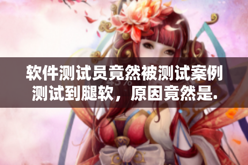 軟件測試員竟然被測試案例測試到腿軟，原因竟然是...