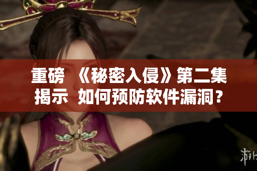 重磅  《秘密入侵》第二集揭示  如何預防軟件漏洞？