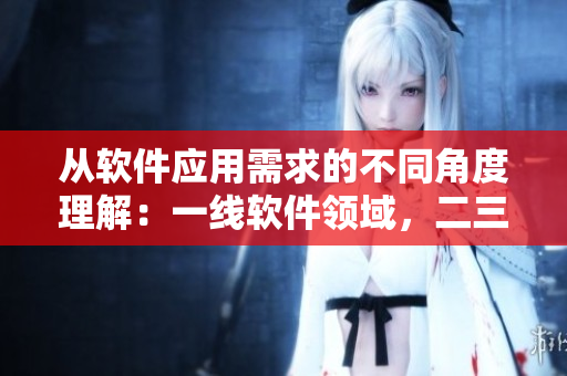 從軟件應用需求的不同角度理解：一線軟件領域，二三線軟件開發(fā)領域