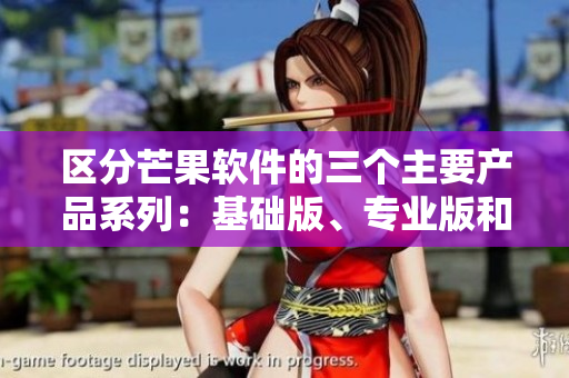 區(qū)分芒果軟件的三個主要產(chǎn)品系列：基礎版、專業(yè)版和企業(yè)版