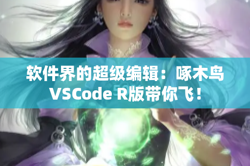 軟件界的超級編輯：啄木鳥VSCode R版帶你飛！