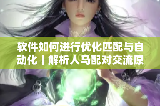 軟件如何進(jìn)行優(yōu)化匹配與自動(dòng)化丨解析人馬配對(duì)交流原理