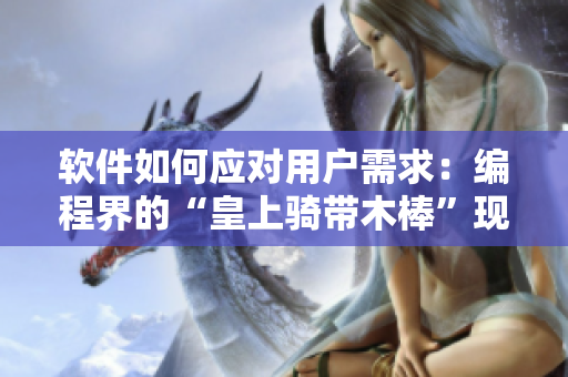 軟件如何應(yīng)對(duì)用戶需求：編程界的“皇上騎帶木棒”現(xiàn)象研究