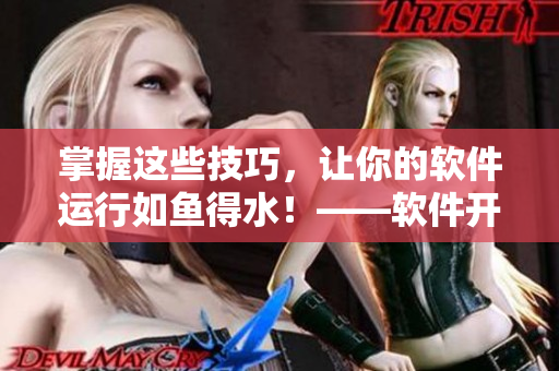 掌握這些技巧，讓你的軟件運行如魚得水！——軟件開發(fā)者的絕技