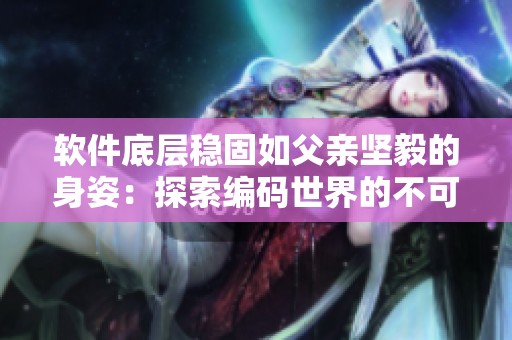 軟件底層穩(wěn)固如父親堅(jiān)毅的身姿：探索編碼世界的不可動(dòng)搖力量