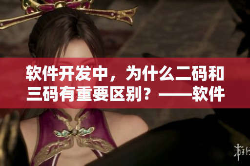 軟件開發(fā)中，為什么二碼和三碼有重要區(qū)別？——軟件編碼規(guī)范探究