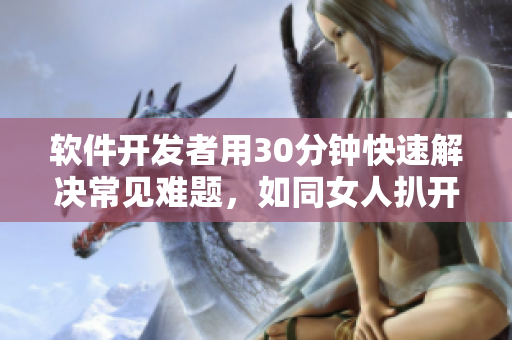 軟件開發(fā)者用30分鐘快速解決常見難題，如同女人扒開腿讓男人瘋狂桶