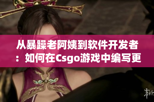 從暴躁老阿姨到軟件開發(fā)者：如何在Csgo游戲中編寫更高效的代碼？