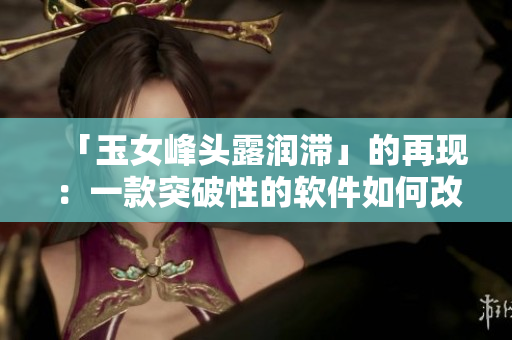「玉女峰頭露潤(rùn)滯」的再現(xiàn)：一款突破性的軟件如何改變用戶的體驗(yàn)