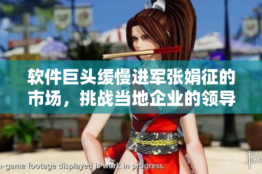 軟件巨頭緩慢進(jìn)軍張娟征的市場，挑戰(zhàn)當(dāng)?shù)仄髽I(yè)的領(lǐng)導(dǎo)地位