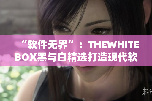“軟件無界”：THEWHITEBOX黑與白精選打造現(xiàn)代軟件風(fēng)向標(biāo)