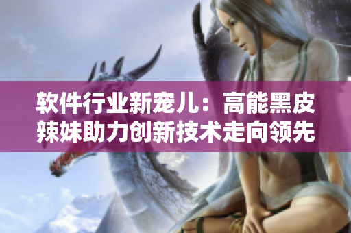 軟件行業(yè)新寵兒：高能黑皮辣妹助力創(chuàng)新技術(shù)走向領(lǐng)先