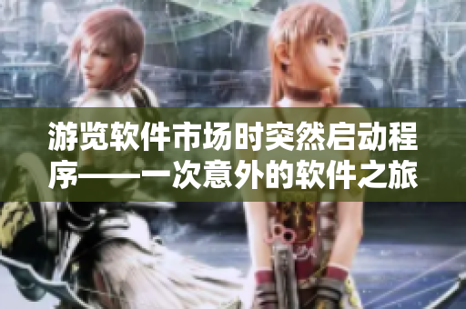 游覽軟件市場(chǎng)時(shí)突然啟動(dòng)程序——一次意外的軟件之旅