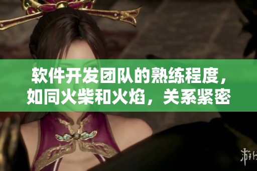 軟件開發(fā)團(tuán)隊(duì)的熟練程度，如同火柴和火焰，關(guān)系緊密且不可或缺