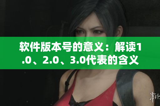 軟件版本號的意義：解讀1.0、2.0、3.0代表的含義