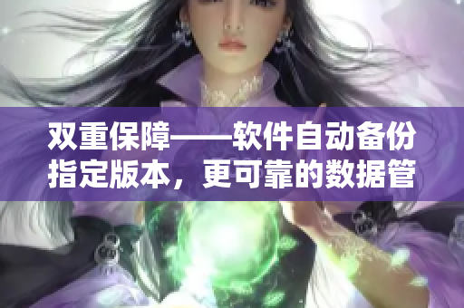 雙重保障——軟件自動備份指定版本，更可靠的數(shù)據(jù)管理方案