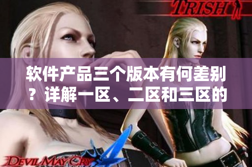 軟件產(chǎn)品三個(gè)版本有何差別？詳解一區(qū)、二區(qū)和三區(qū)的區(qū)別