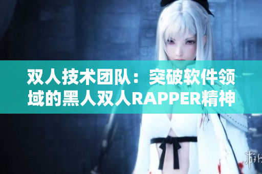 雙人技術(shù)團隊：突破軟件領域的黑人雙人RAPPER精神